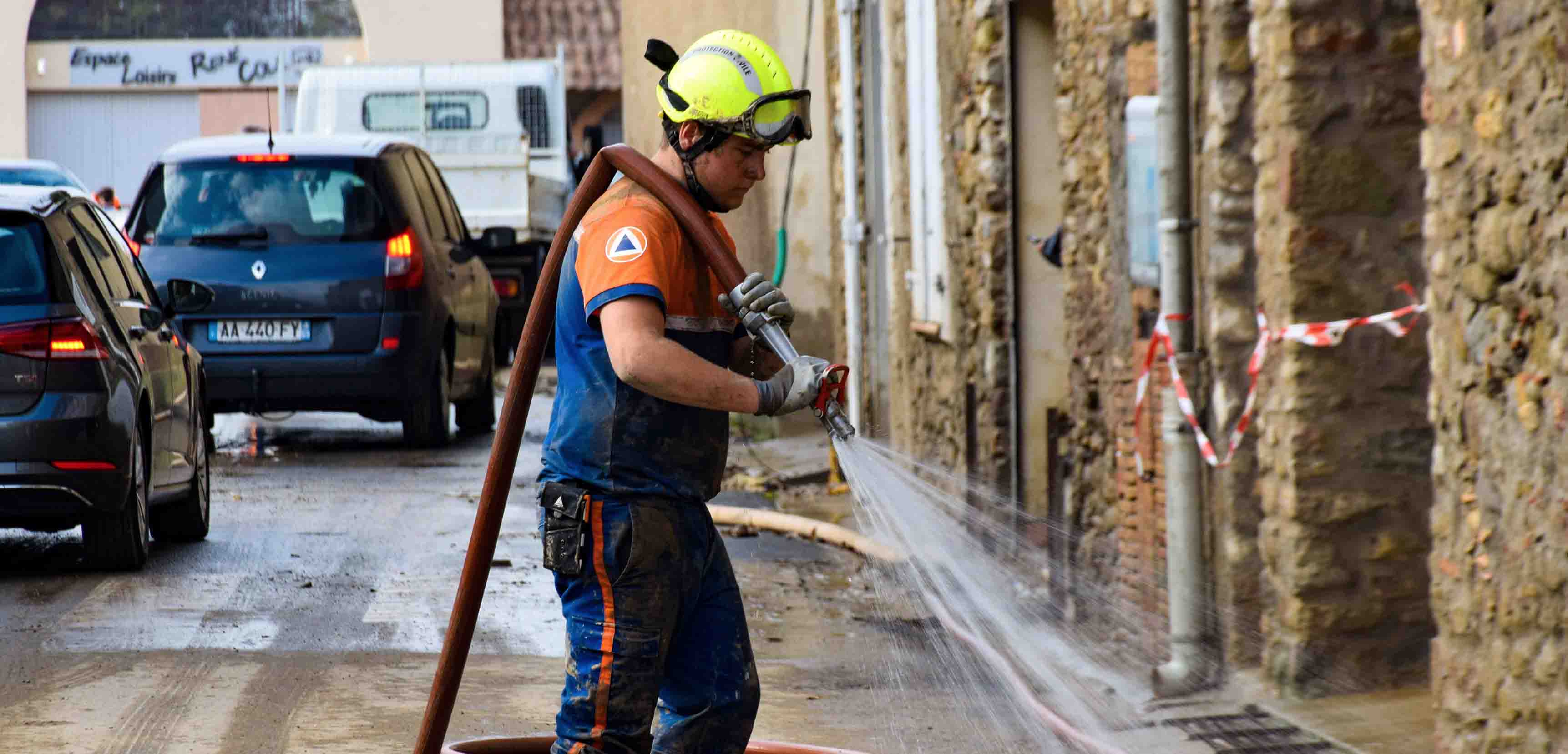 Équipe mobilisée pour le soutien aux populations